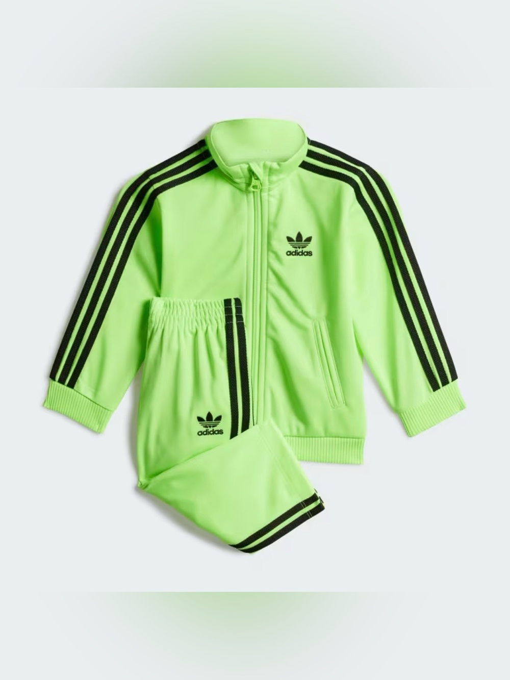 Kids Adidas Adicolor Firebird Track Suit 💚